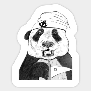 Panda Sailor Sticker